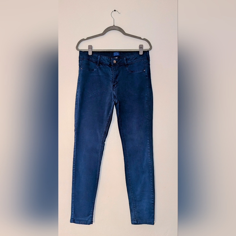 Sears dark blue skinny jeggings / leggings / pants  - size 12